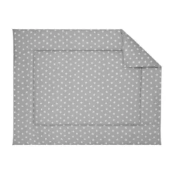 Bink Bedding Stars Boxkleed Grijs 80 x 100 cm