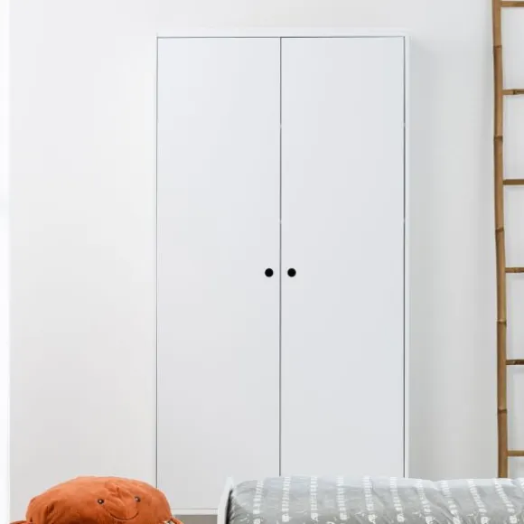 BLN Kids Sacha Kledingkast White 2-Deurs