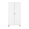 BLN Kids Sacha Kledingkast White / Natural 2-Deurs