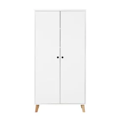 BLN Kids Sacha Kledingkast White / Natural 2-Deurs