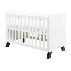 Bopita - Juno Ledikant - 60x120 cm - Wit/Zwart