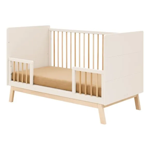Bopita Babykamer Lines - Dune / Naturel | Ledikant 60 x 120 cm + Commode