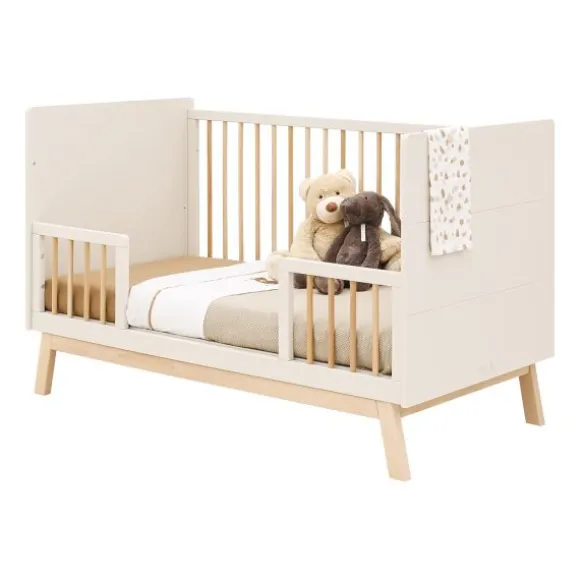 Bopita Babykamer Lines - Dune / Naturel | Ledikant 60 x 120 cm + Commode