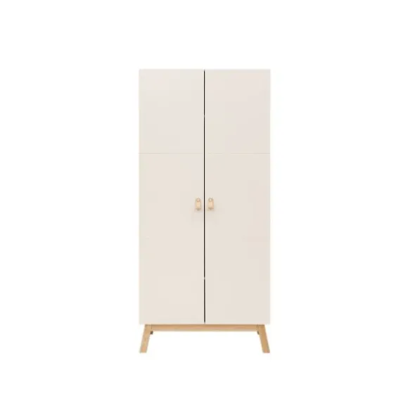 Bopita Babykamer Lines - Dune / Naturel | Ledikant 60 x 120 cm + Commode
