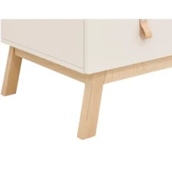 Bopita Babykamer Lines - Dune / Naturel | Ledikant 60 x 120 cm + Commode