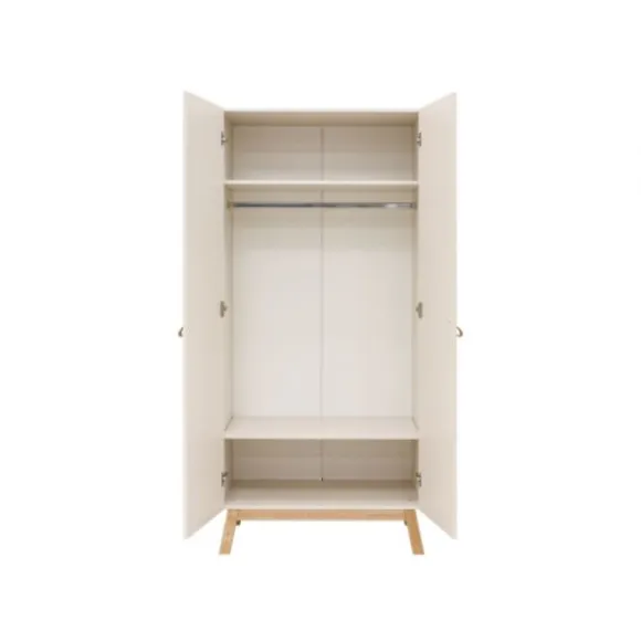 Bopita Babykamer Lines - Dune / Naturel | Ledikant 60 x 120 cm + Commode