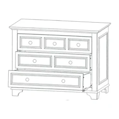 Bopita Charlotte Babykamer Wit | Bed 70 x 140 cm + Commode