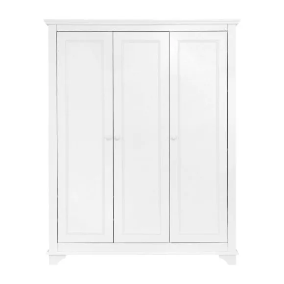 Bopita Charlotte Babykamer Wit | Bed 70 x 140 cm + Commode + Kast 3-Deurs