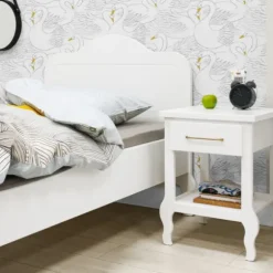 Bopita Elena Nachtkastje - Wit