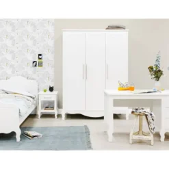 Bopita Elena Nachtkastje - Wit