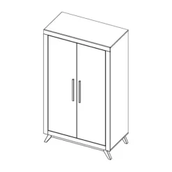 Bopita Fenna Babybed Wit / Naturel 60 x 120 cm