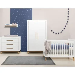 Bopita Fenna Babybed Wit / Naturel 60 x 120 cm