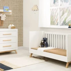 Bopita Fenna Babybed Wit / Naturel 60 x 120 cm