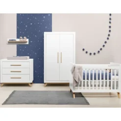 Bopita Fenna Babybed Wit / Naturel 60 x 120 cm
