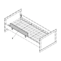 Bopita Fenna Babybed Wit / Naturel 60 x 120 cm