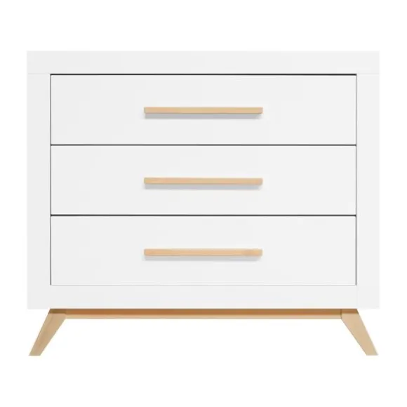 Bopita Fenna Babykamer Wit / Naturel | Bed 70x140 cm + Commode + Kast