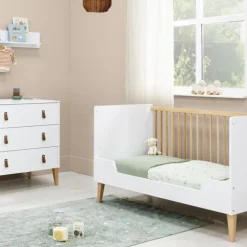 Bopita Indy Babybed Wit / Naturel 60 x 120 cm
