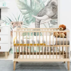 Bopita Indy Babybed Wit / Naturel 60 x 120 cm