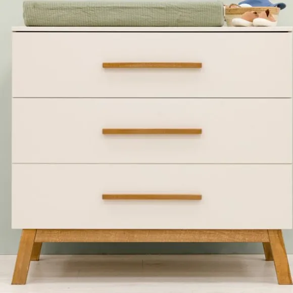 Bopita Kaleo Ledikant - 60 x 120 cm - Dune / Rose Wood