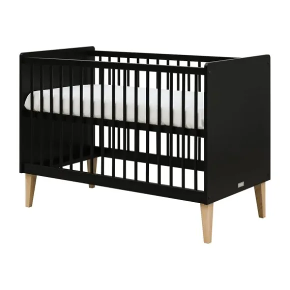 Bopita Lena Ledikant - 60 x 120 cm - Zwart / Naturel