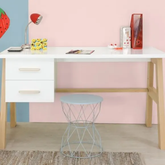 Bopita Lisa Bureau Wit / Naturel