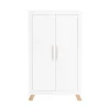 Bopita Lisa Kledingkast Wit / Naturel 2-Deurs