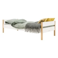 Bopita Lucas Bed - 90 x 200 cm - Wit / Naturel