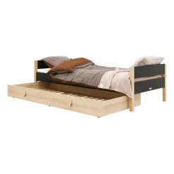 Bopita Lucas Bed - 90 x 200 cm - Wit / Naturel