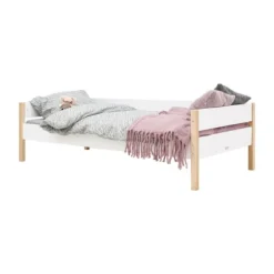 Bopita Lucas Bed - 90 x 200 cm - Wit / Naturel