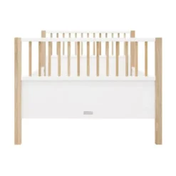 Bopita Mika Bed Wit / Eiken 90 x 200 cm