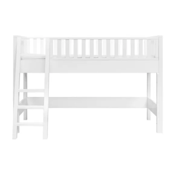 Bopita Nordic Halfhoogslaper 90x200 met Schuine Trap - Wit