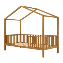 Bopita Robin Huisbed 90x200 cm Met Poten - Naturel