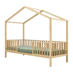Bopita Robin Huisbed 90x200 cm Met Poten - Naturel