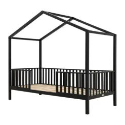 Bopita Robin Huisbed 90x200 cm Met Poten - Naturel