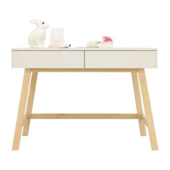 Bopita Saba Tienerkamer - Dune / Naturel - Bed 90x200 cm + Nachtkastje