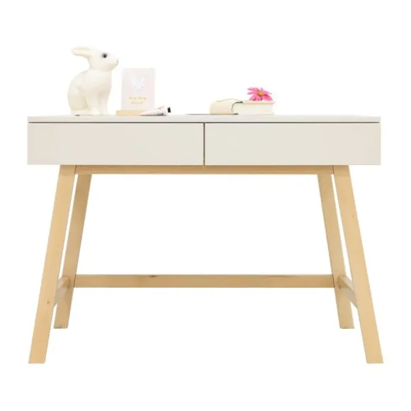 Bopita Saba Tienerkamer - Dune / Naturel - Bed 90x200 cm + Nachtkastje