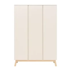 Bopita Saba Tienerkamer - Dune / Naturel - Bed 90x200 cm + Nachtkastje