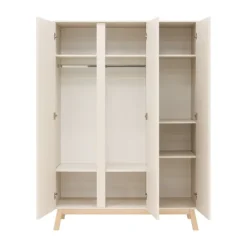 Bopita Saba Tienerkamer - Dune / Naturel - Bed 90x200 cm + Nachtkastje