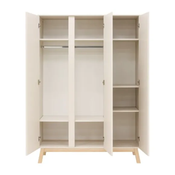 Bopita Saba Tienerkamer - Dune / Naturel - Bed 90x200 cm + Nachtkastje