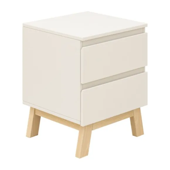 Bopita Saba Tienerkamer - Dune / Naturel - Bed 90x200 cm + Nachtkastje