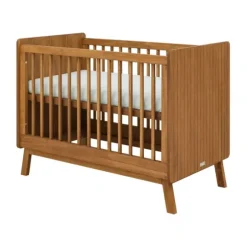 Bopita Senna Babybed - Rose / Wood - 60 x 120 cm