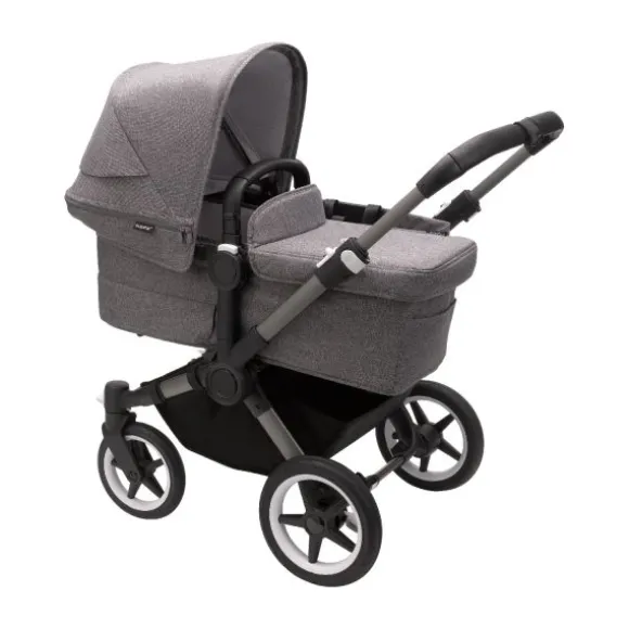 Bugaboo Donkey 5 Mono Kinderwagen 2-in-1 Graphite / Grey Mélange