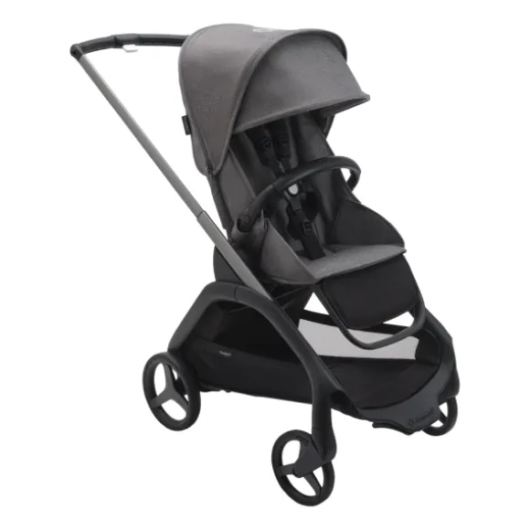 Bugaboo Dragonfly Kinderwagen - Graphite / Grey Melange