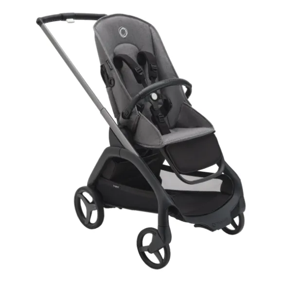 Bugaboo Dragonfly Kinderwagen - Graphite / Grey Melange