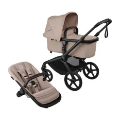 Bugaboo Fox 5 Renew Kinderwagen 4-in-1 - Newborn Bundel - Black / Deep Indigo