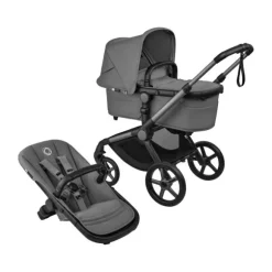 Bugaboo Fox 5 Renew Kinderwagen 4-in-1 - Newborn Bundel - Black / Deep Indigo