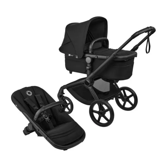 Bugaboo Fox 5 Renew Kinderwagen 4-in-1 - Black / Deep Indigo | Bugaboo Otter by Nuna Autostoel