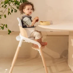 Bugaboo Giraffe Kinderstoel Ultimate Bundel – Wood/Grey