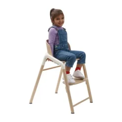 Bugaboo Giraffe Kinderstoel Wood / Grey