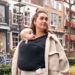 Bykay Draagdoek Stretchy Deluxe - Black